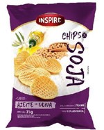 Ficha técnica e caractérísticas do produto Chips de Soja INSPIRE Azeite Oliva 35g