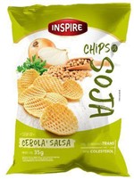 Ficha técnica e caractérísticas do produto Chips de Soja INSPIRE Cebola Salsa 35g