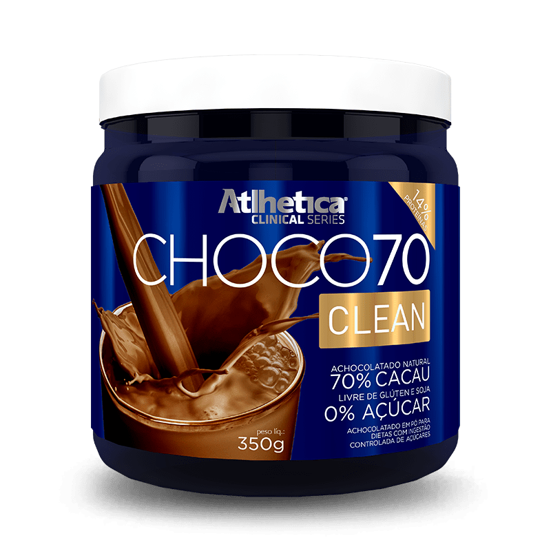 Ficha técnica e caractérísticas do produto Choco70 Clean (350g) Atlhetica Nutrition