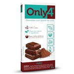 Ficha técnica e caractérísticas do produto Chocolate 70% Cacau Chia Zero Açúcar Sem Glutén Only4