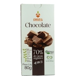 Ficha técnica e caractérísticas do produto Chocolate 70% Cacau Orgânico 80g Onveg
