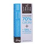 Ficha técnica e caractérísticas do produto Chocolate 70% com Sal do Himalaia e Amendoas 25g - Java Chocolates