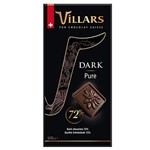 Ficha técnica e caractérísticas do produto Chocolate Amargo 72% Cacau Villars 100g