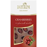 Ficha técnica e caractérísticas do produto Chocolate ao Leite com Cranberries Heidi - 100g