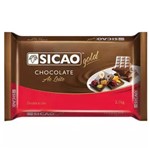 Ficha técnica e caractérísticas do produto Chocolate ao Leite Gold Barra 2,1Kg - Sicao