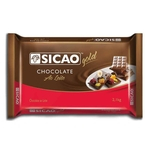 Ficha técnica e caractérísticas do produto Chocolate Ao Leite Sicao Barra Gold 2,1kg