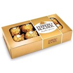 Ficha técnica e caractérísticas do produto Chocolate Bombom Ferrero Rocher 8 Unidades - Festabox