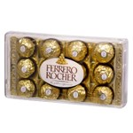 Ficha técnica e caractérísticas do produto Chocolate Bombom Ferrero Rocher C/12un - Ferrero
