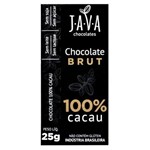 Ficha técnica e caractérísticas do produto Chocolate Brut 100% Cacau - 25g - Java