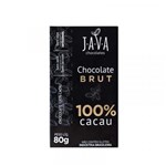 Ficha técnica e caractérísticas do produto Chocolate Brut 100 Cacau 80g - Java