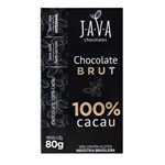 Ficha técnica e caractérísticas do produto Chocolate Brut 100% Cacau - 80g - Java