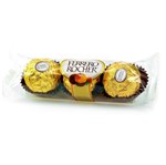Ficha técnica e caractérísticas do produto Chocolate Ferrero Rocher 3 Unidades