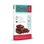 Ficha técnica e caractérísticas do produto Chocolate Gourmet com Cranberry Zero - Only 4 - 80g