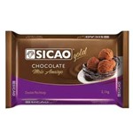 Ficha técnica e caractérísticas do produto Chocolate Meio Amargo Gold Barra 2,1Kg - Sicao