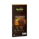 Ficha técnica e caractérísticas do produto Chocolate Orgânico 50% Cacau 80g Native