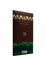 Ficha técnica e caractérísticas do produto Chocolate Orgânico 75% Cacau - 80g - AMMA Chocolate