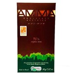 Ficha técnica e caractérísticas do produto Chocolate Orgânico 75% Cacau AMMA 80g - Amma Chocolates