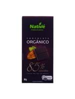 Ficha técnica e caractérísticas do produto Chocolate Orgânico 85% Cacau Native 80g