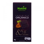 Ficha técnica e caractérísticas do produto Chocolate Orgânico Native 85% Cacau 80g