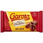 Ficha técnica e caractérísticas do produto Chocolate para Cobertura GAROTO ao Leite 1kg Cobertura de Chocolate Garoto ao Leite Barra 1 Kg