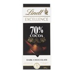 Ficha técnica e caractérísticas do produto Chocolate Suíço Lindt Excellence Dark 70 de Cacau Tablete 100 G
