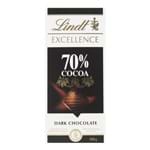 Ficha técnica e caractérísticas do produto Chocolate Suíço Lindt Excellence Dark 70% de Cacau Tablete 100 G