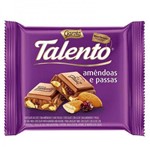 Ficha técnica e caractérísticas do produto Chocolate Talento Amêndoas e Passas 12 Unidades 90g - Garoto
