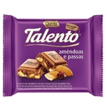 Ficha técnica e caractérísticas do produto Chocolate Talento Amêndoas e Passas 90g