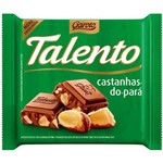 Ficha técnica e caractérísticas do produto Chocolate Talento Castanha 90gr (Verde)