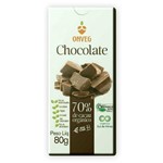 Ficha técnica e caractérísticas do produto Chocolate Vegano 70% Cacau Orgânico 80g Onveg