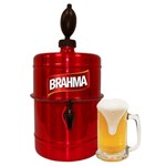 Chopeira Portátil 5,1 Litros - Cerveja Gelada Brahma Vermelha