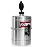 Ficha técnica e caractérísticas do produto Chopeira Portátil Brahma Alumínio 5,1 Litros - Beer Chopp