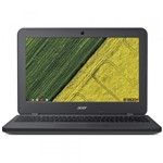 Ficha técnica e caractérísticas do produto Chromebook Acer N7 C731-C9DA, Intel Celeron N3060, 4GB RAM 32, 11.6”, HD, Chrome OS - Cinza