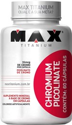 Ficha técnica e caractérísticas do produto Chromium Picolinate Max Titanium - 60 Caps