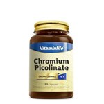 Ficha técnica e caractérísticas do produto Chromium Picolinate Vitaminlife - SEM SABOR - 90 CÁPSULAS