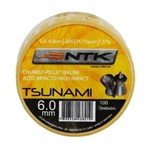 Ficha técnica e caractérísticas do produto Chumbinho para Carabina - Nautika Tsunami 6.0Mm Co