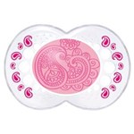 Ficha técnica e caractérísticas do produto Chupeta Clear Silk Touch Girls - Fase 2 - Rosa - MAM