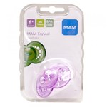 Ficha técnica e caractérísticas do produto Chupeta Crystal Silk Touch Girls - Fase 2 - Lilás - MAM