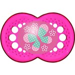 Ficha técnica e caractérísticas do produto Chupeta Crystal Silk Touch Mam Rosa com Estampa de Borboleta