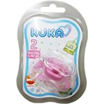Ficha técnica e caractérísticas do produto Chupeta Kuka Premium Tamanho 2 Silicone Ortodôntico - Flores