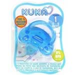 Ficha técnica e caractérísticas do produto Chupeta Kuka Soft Silicone Ortodôntico Nº1 Azul Unidade CHUP KUKA SOFT SILIC ORTOD 1UN N1 AZUL