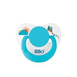 Ficha técnica e caractérísticas do produto Chupeta Lillo Divertida Baby Silicone Tamanho 2 Cor Azul