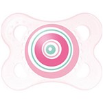 Ficha técnica e caractérísticas do produto Chupeta MAM Circles Silk Touch Girls 0 a 6m Rosa Circulo