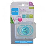 Ficha técnica e caractérísticas do produto Chupeta Mam Perfect Boys 6+M Verde Peixe - MAM - Mam