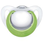 Ficha técnica e caractérísticas do produto Chupeta Nuk Genius com Bico de Silicone Ortodôntico Tam. 1 - Verde
