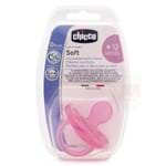 Ficha técnica e caractérísticas do produto Chupeta Physio Soft New Pink Silicone Tam 2 (+12m) 1pç - Chicco