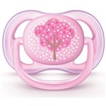 Ficha técnica e caractérísticas do produto Chupeta Ultra Air Rosa Árvore 0-6 Meses - Philips Avent