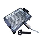 Ficha técnica e caractérísticas do produto Churrasqueira Elétrica Anurb Platinum Preta 127V 1400W