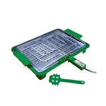 Ficha técnica e caractérísticas do produto Churrasqueira Elétrica Platinum Grill 1700W Verde Anurb