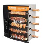 Ficha técnica e caractérísticas do produto Churrasqueira Rotativa a Gás 5 Espetos AGR-05 Arke